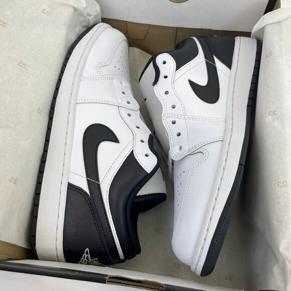 Jordan 1 Low White Black Men\'s - 553558 132 - US - Men\'s 13 - NEW main image 5